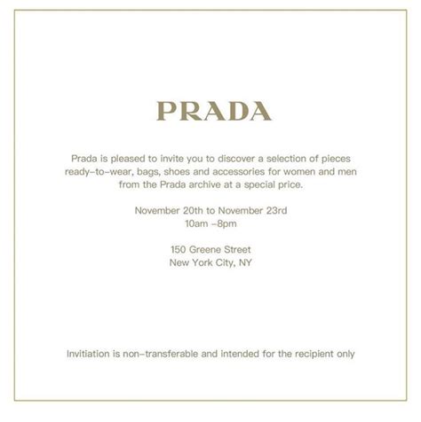 prada sample sale nyc